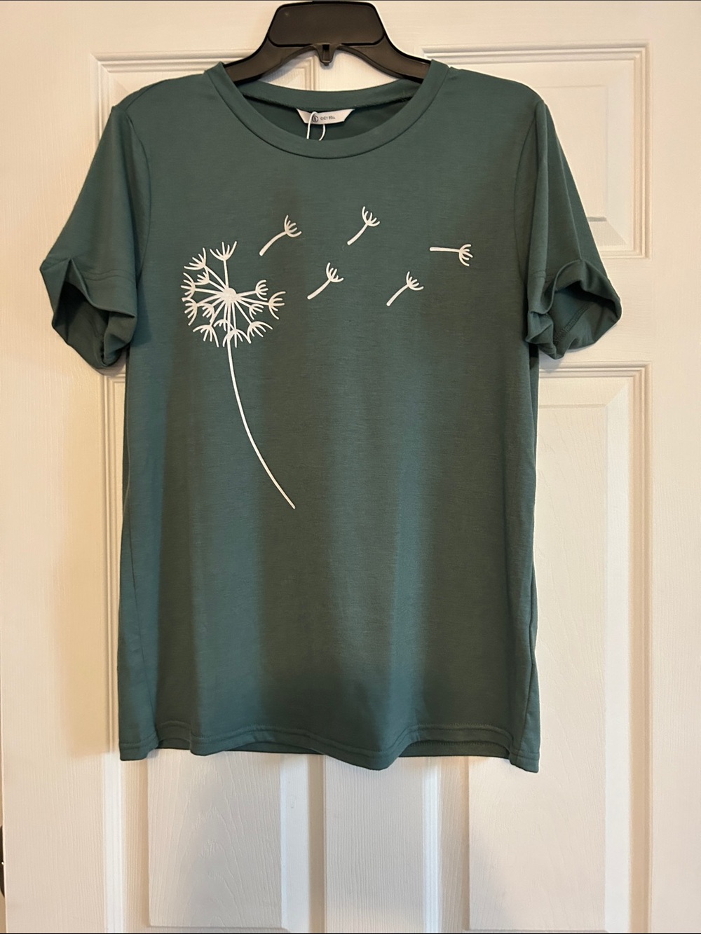 Women's Green Dandelion Short-Sleeve Tee